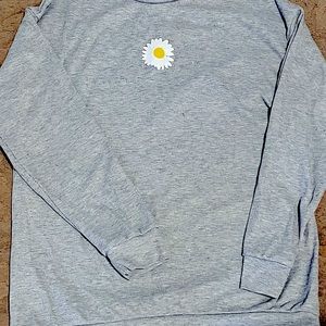 Large, light gray long sleeve shirt, good condition, never worn.